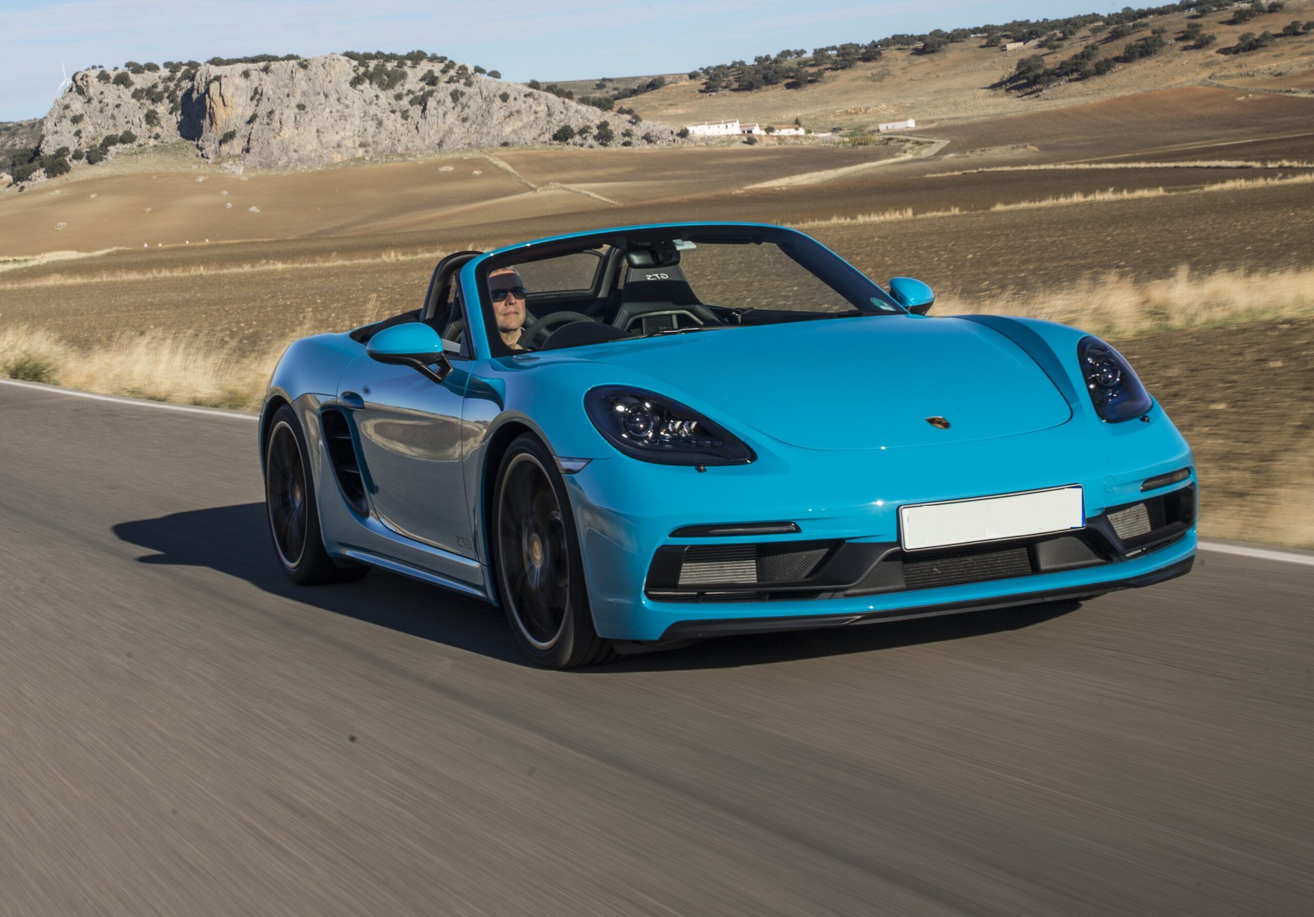 Porsche 718 rental Cape Town Blue