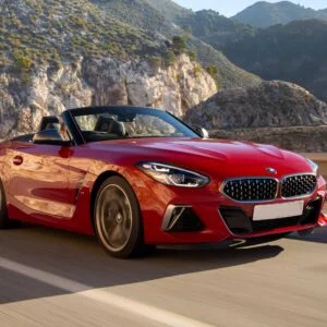 z4 m40 red convertible car hire cape town