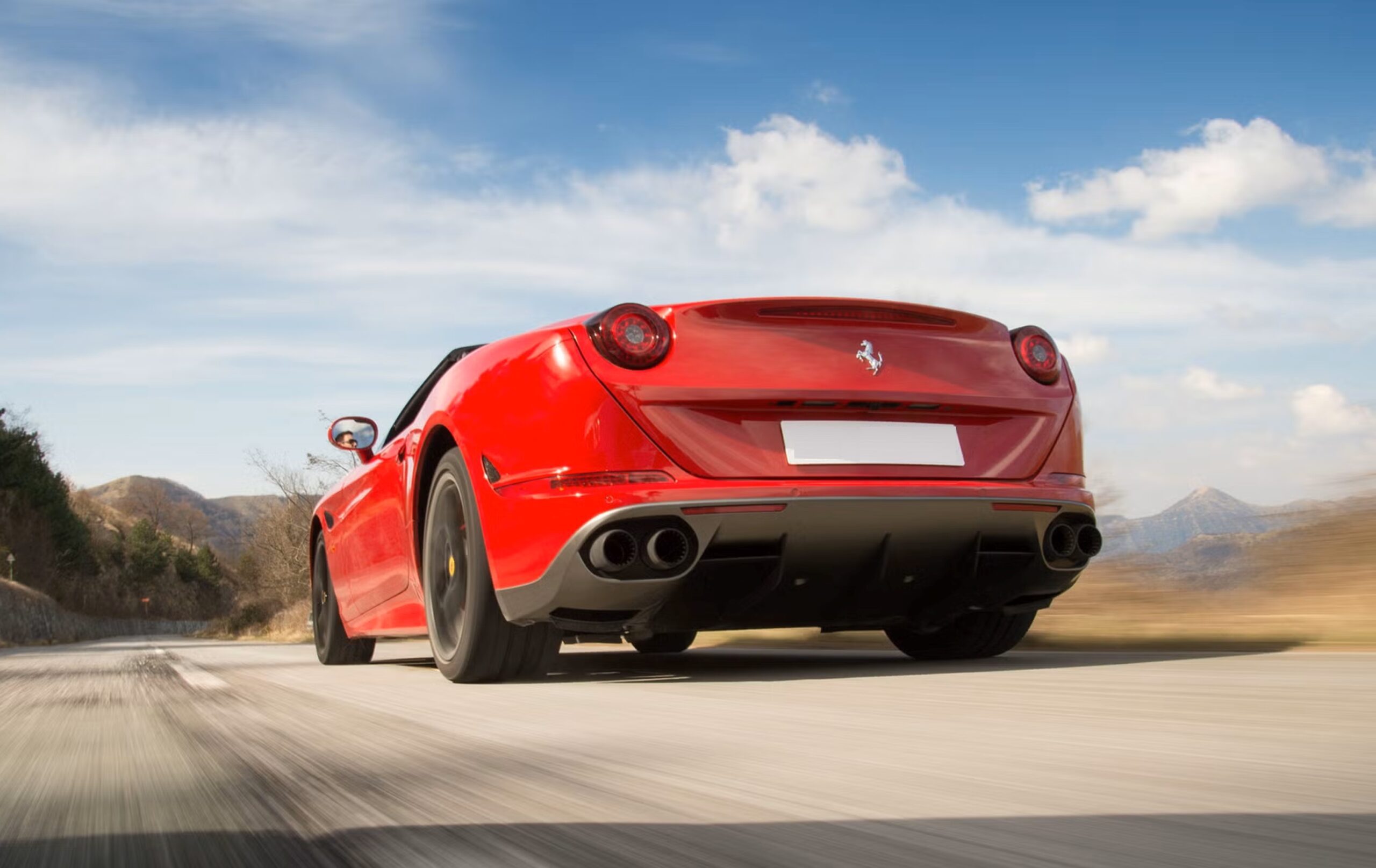 Cape Town Ferrari California T hire