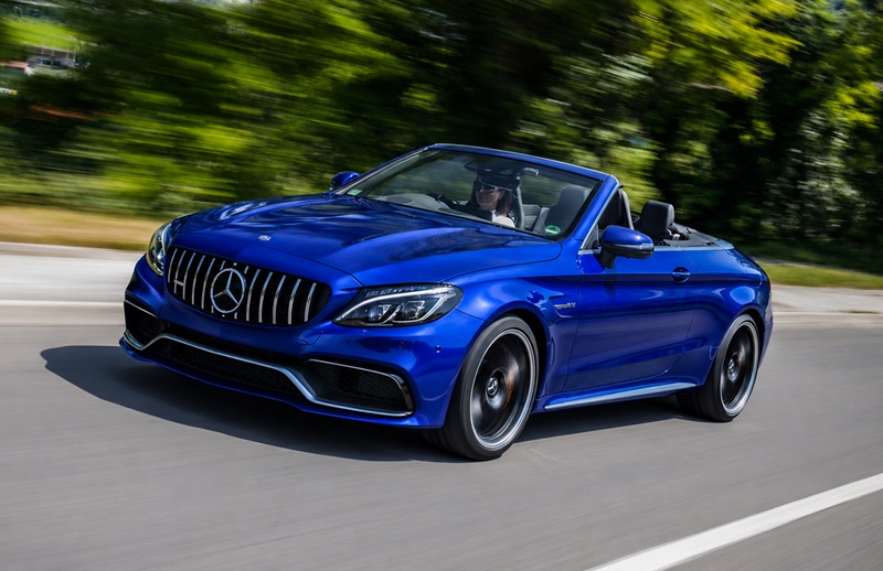 Merc C63 AMG Convertible rental cape town